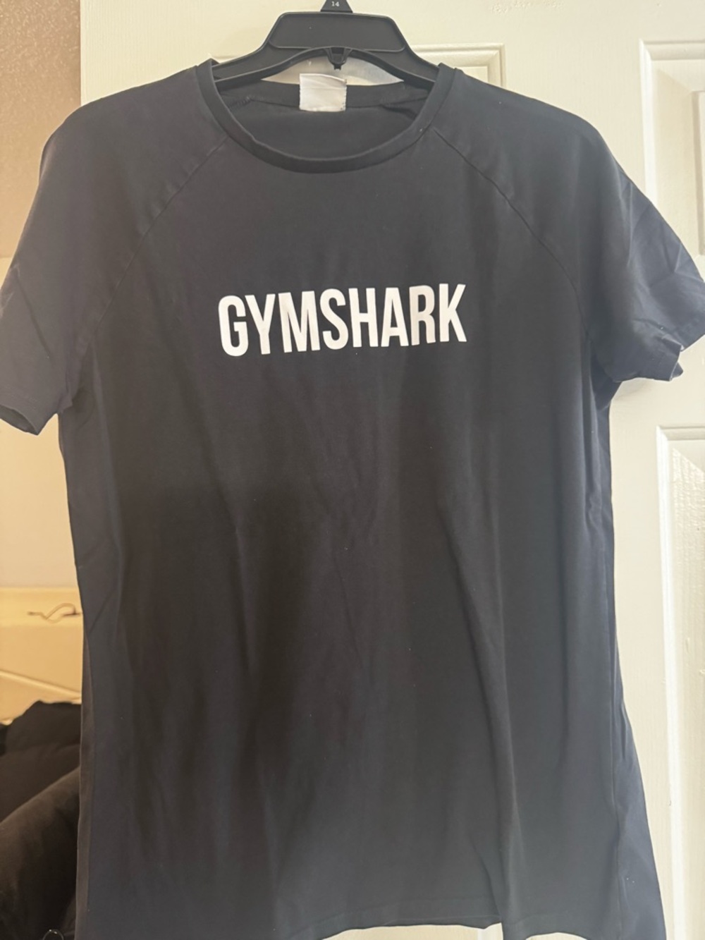 Gymshark Black Crew Neck Logo Tee